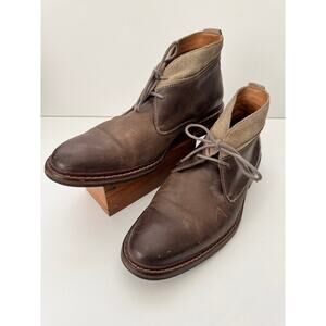 Cole Haan Chukka Boots 10 Men Brown Leather Suede Ankle Lace Up